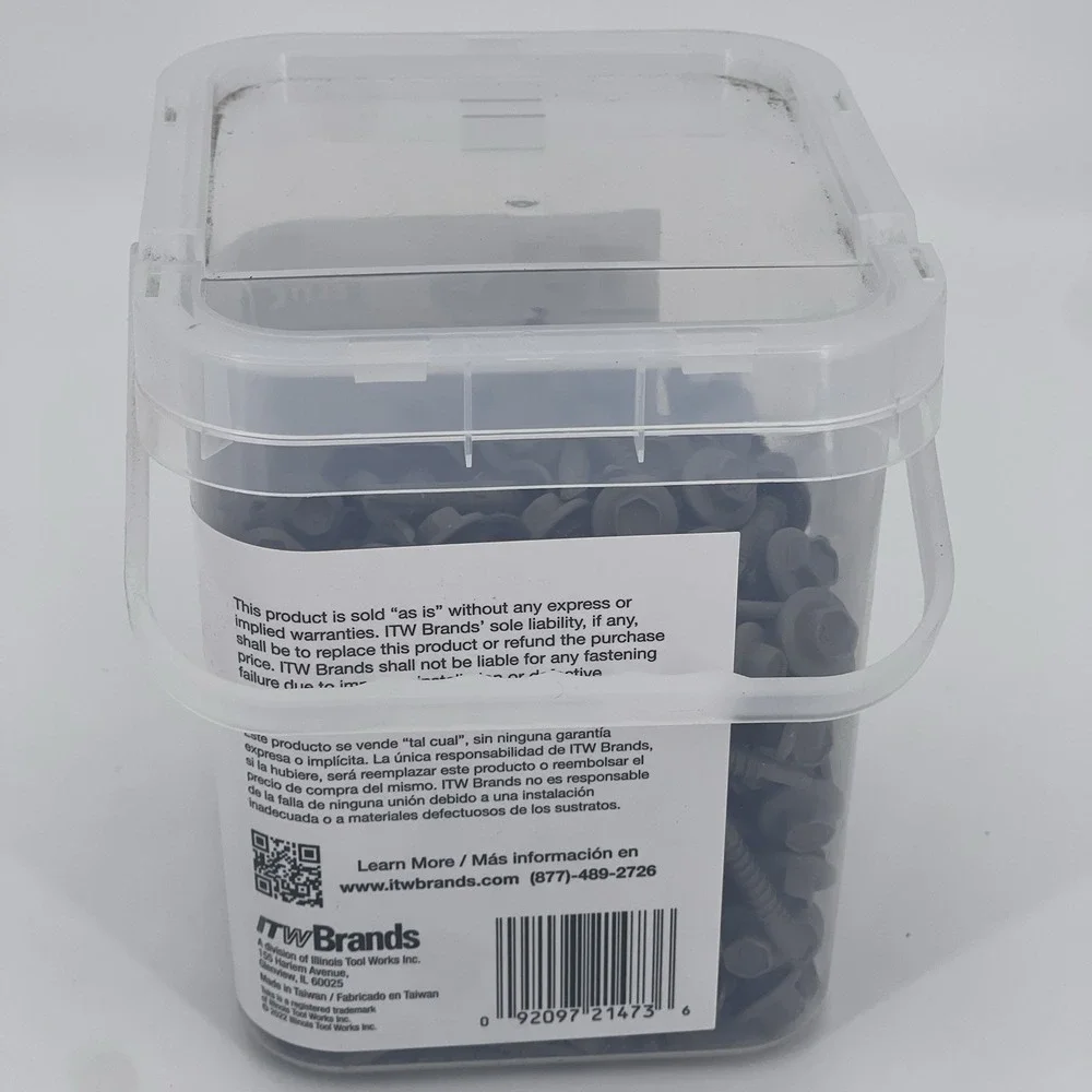 Teks 21473 #12 x 1-1/2 in. HEX WASHER HEAD DRILL PT METAL-TO-METAL ELITE ROOFING